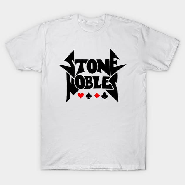 Stone Nobles card suit logo T-Shirt by Stone Nobles